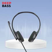 Honeywell Suono P40 On Ear Wired Headset Black