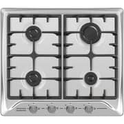 Daewoo 4 Burner Gas Cooker 60cm Silver - DGH-S664SS