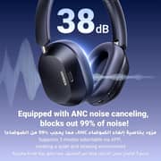 Ugreen HiTune Max5C Wireless/Wired Over Ear Headphone Black