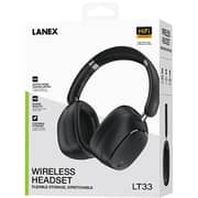 Lanex Wireless Over Ear Headset Black