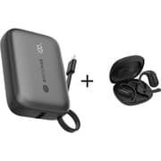 Ravpower Power Bank 10000mAh Black - RP-PB1224 + RP-BH1016 Earbuds