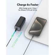Ravpower Power Bank 10400mAh Black With Wall Charger Combo - RPPB208 + RP-CB1021 USB-C to USB-C Cable
