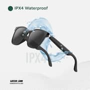 Green Lion Barcelona Smart Audio Glasses Black - GNBARSMTGLSBK