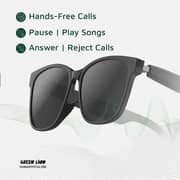 Green Lion Barcelona Smart Audio Glasses Black - GNBARSMTGLSBK