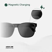 Green Lion Barcelona Smart Audio Glasses Black - GNBARSMTGLSBK