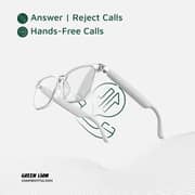 Green Lion Hamburg Smart Audio Glasses White - GNHMBSMTGLSWH