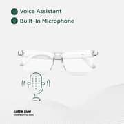 Green Lion Hamburg Smart Audio Glasses White - GNHMBSMTGLSWH