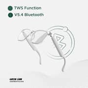 Green Lion Hamburg Smart Audio Glasses White - GNHMBSMTGLSWH