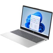 HP (2025) Laptop - 1st Series / Intel Core Ultra 5-125H / 15.6inch FHD / 512GB SSD / 16GB RAM / Shared Intel Arc Graphics / Windows 11 Home / English & Arabic Keyboard / Natural Silver / Middle East Version - [15-FD1020NE]