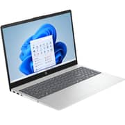 HP OmniBook 3 NGAI (2025) AI PC - AMD Ryzen AI 5-340 / 15.6inch FHD / 512GB SSD / 16GB RAM / Shared AMD Radeon 840M Graphics / Windows 11 Home / English & Arabic Keyboard / Glacier Silver / Middle East Version - [15-FN0003NE]
