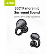 Lanex Ear Clip Wireless Earphone Gray - X11