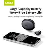 Lanex Ear Clip Wireless Earphone Gray - X11