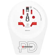 Skross WORLD to UK USB-C Reavel Adapter White - 1500291