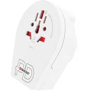 Skross WORLD to UK USB-C Reavel Adapter White - 1500291