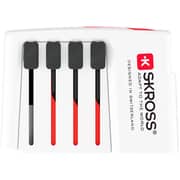 Skross Travel Adapter With USB C Cable White - 1302333