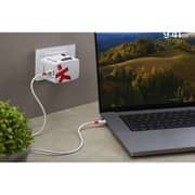 Skross Travel Adapter With USB C Cable White - 1302333