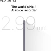 PLAUD AI NOTE Voice Recorder with MagSafe Case Silver - PLD-64G-SI