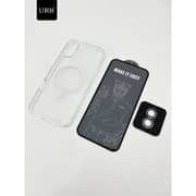 URR 3-in-1 Privacy HD Protection Bundle Set Clear iPhone 16 Plus - BK09