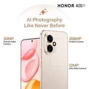 Honor 400 5G 256GB 12GB RAM Desert Gold Dual SIM Smartphone - International Version