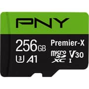 PNY Premier-X Memory Card 256GB Black/Green - P-SDU256X2V31100PX-GE