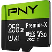 PNY Premier-X Memory Card 256GB Black/Green - P-SDU256X2V31100PX-GE