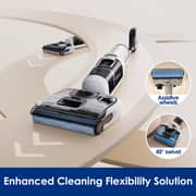 Tineco Floor One Stretch S6 Pro Wet/Dry Vacuum Cleaner, 180° Flat Design Suction Mop 13 cm Lying Height, 70°C 5min FlashDry, 3-Sided, 40 Minutes Running Time