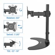 Devo Gaming Monitor Table Arm Black - CORE1