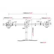 Devo Gaming Monitor Table Arm Black - CORE3