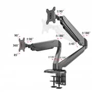 Devo Gaming Monitor Arm Black - FLEXI CORE2