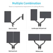 Devo Gaming Monitor Arm Black - FLEXI CORE2