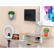 Devo V3 Gaming Monitor Arm White - FLEXI ELITE1