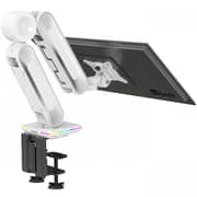 Devo V3 Gaming Monitor Arm White - FLEXI ELITE1