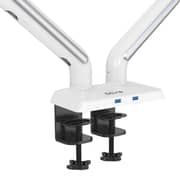 Devo V2 Gaming Monitor Arm White/Silver - FLEXI PRO2