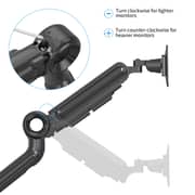 Devo V2 Gaming Monitor Arm Black - FLEXI PRO2