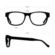 Devo Moon Light Oval Black Gaming Glasses For Unisex - ML001
