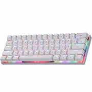 Devo Gaming Keyboard With Red Switch White - SP60