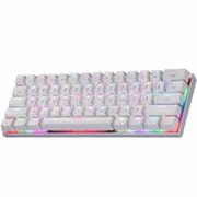 Devo Gaming Keyboard With Blue Switch White - SP60