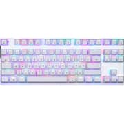Devo Gaming Keyboard With Blue Switch White - ST80