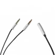 Devo Dual DC 3.5mm Cable 1m Black