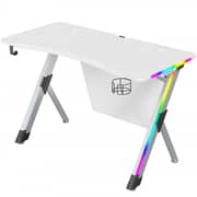 Devo Radium Gaming Table White