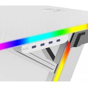 Devo Radium Gaming Table White