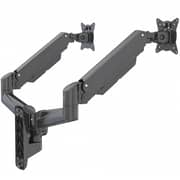 Devo Gaming 2 Monitor Wall Arm 13/32 Inch Black