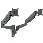 Devo Gaming 2 Monitor Wall Arm 13/32 Inch Black
