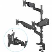 Devo TriFlex Gaming Monitor Arm Black