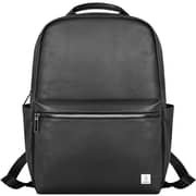 Wiwu PU Leather Laptop Backpack Black 15.6Inch - Osun/B
