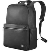 Wiwu PU Leather Laptop Backpack Black 15.6Inch - Osun/B
