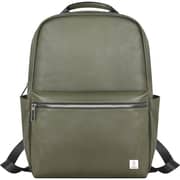 Wiwu PU Leather Laptop Backpack Green 15.6Inch - Osun/GRN
