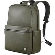 Wiwu PU Leather Laptop Backpack Green 15.6Inch - Osun/GRN