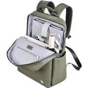 Wiwu PU Leather Laptop Backpack Green 15.6Inch - Osun/GRN