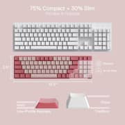 Redragon Wireless Keyboard & Mouse Combo Pink/Red - BS8772